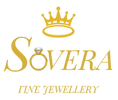 Sovera Fine Jewellery logo with a crown on a white background